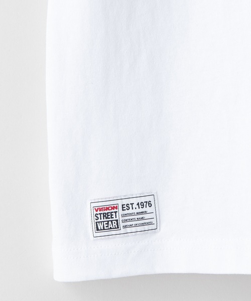 「VISION STREET WEAR」 長袖Tシャツ MEDIUM ライトグレー メンズ_画像7