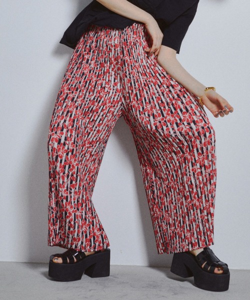 「manana suerte」 パンツ FREE レッド レディース_画像7