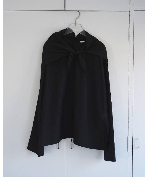 トップス anuke Scarf Layered Blouse anuke（アンヌーク） ブラウス シャツ anuke Scarf Layered Blouse