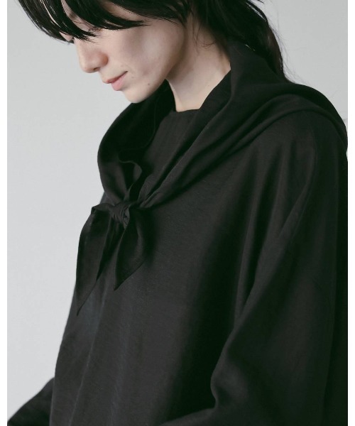 anuke（アンヌーク） ブラウス シャツ anuke Scarf Layered Blouse
