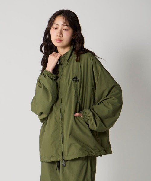 ☘️新品 カッパ Kappa トラックジャケット ナイロンブルゾン グリーン