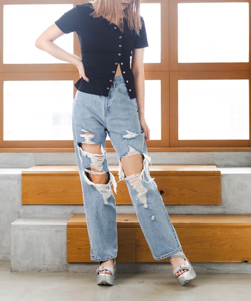 「attagirl」 フラットサンダル L ブラック レディース_画像8