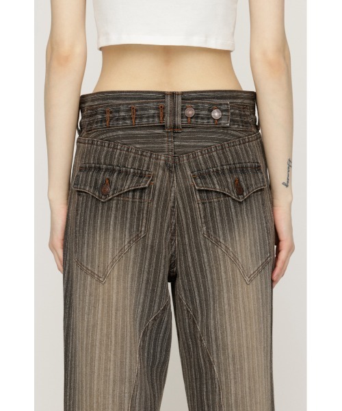 SLY（スライ） ジーンズ デニム デニムパンツ L/W STRIPE STRAIGHT PT
