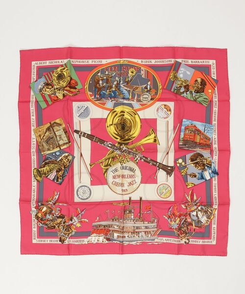 HERMES（エルメス） カレ90 THE ORIGINAL NEW ORLEANS SCARF ONE SIZE