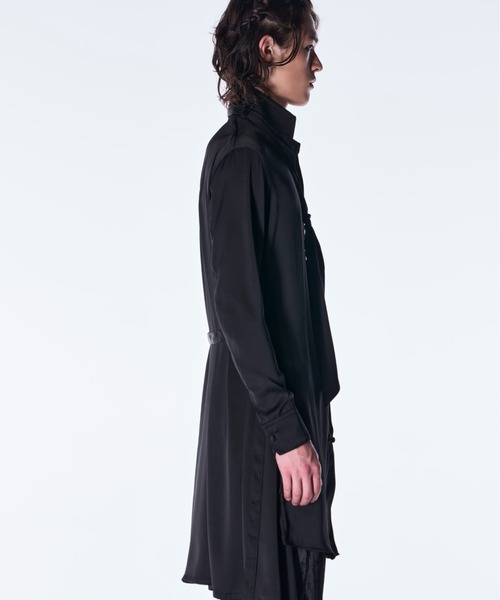 シャツ kiryuyrik/キリュウキリュウ/Stand Collar Shirt メンズの画像