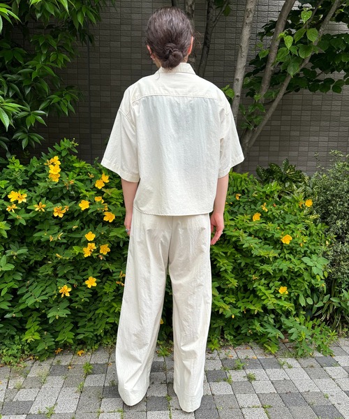 「NAVE」 半袖シャツ 1 ベージュ レディース_画像3