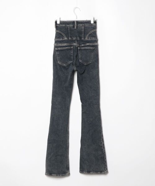「EMODA」 ブーツカットデニムパンツ X-SMALL ブルー レディース_画像2