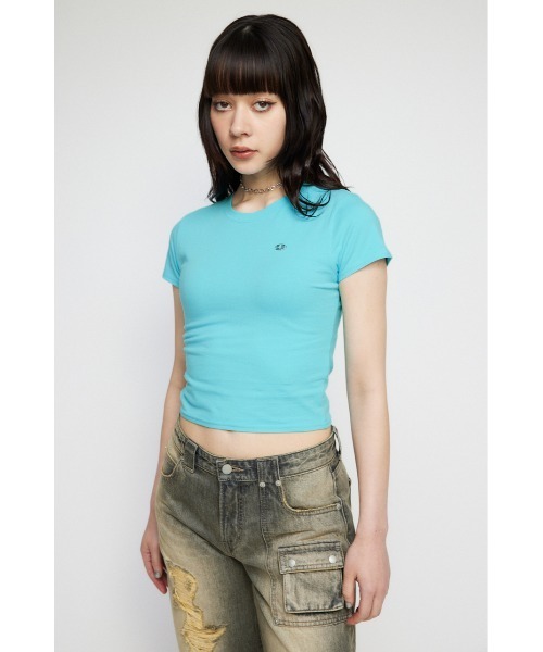 「LAGUA GEM」 半袖Tシャツ FREE ホワイト レディース_画像3