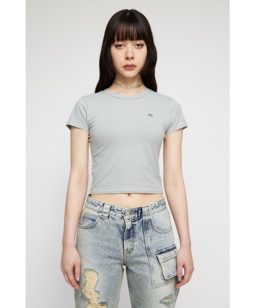 「LAGUA GEM」 半袖Tシャツ FREE ホワイト レディース_画像7