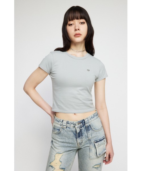 「LAGUA GEM」 半袖Tシャツ FREE ホワイト レディース_画像8