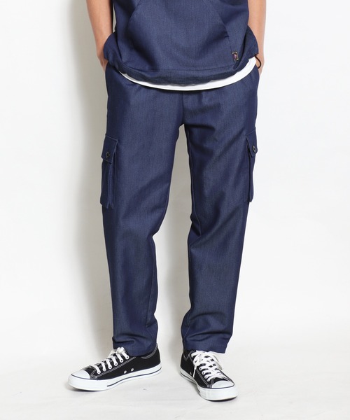 「ROTAR」 カーゴパンツ X-LARGE インディゴブルー メンズ_画像8