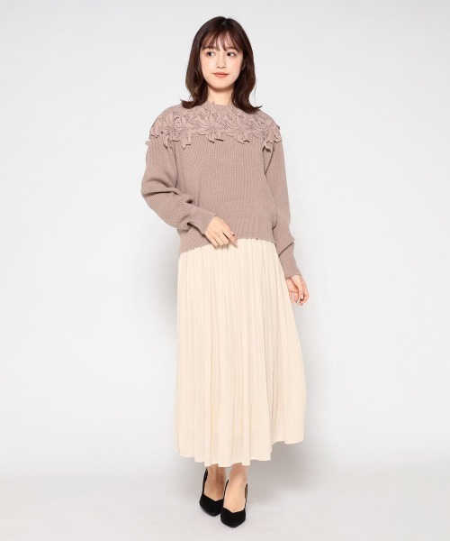 「MISCH MASCH」 プリーツスカート MEDIUM ラベンダー レディース_画像8