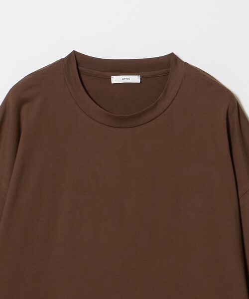 ATON（エイトン） tシャツ 「ATON」OVERSIZED LONG SLEEVE T-SHIRT