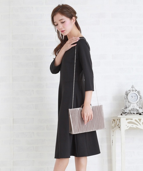 Lace Ladies（レースレディース） ドレス 七分袖シンプルAライン