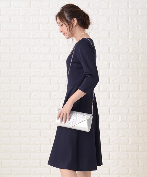 Lace Ladies（レースレディース） ドレス 七分袖シンプルAライン