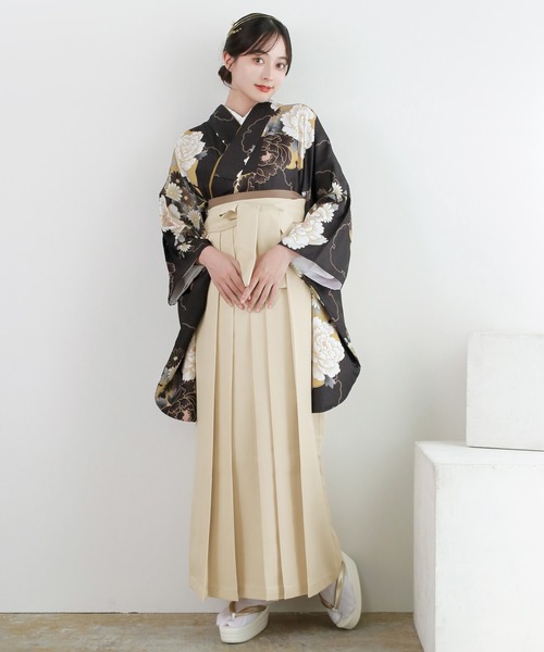 KYOETSU（京越） 着物 レディース 簡易袴 5点セット( 着物 + 袴 + 襦袢