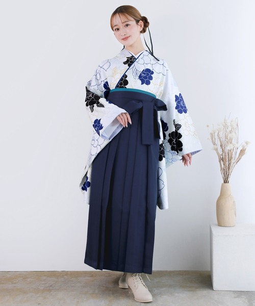 KYOETSU(京越) 着物 レディース 簡易袴 5点セット( 着物 + 袴 + 襦袢 KYOETSU(京越) 着物 レディース 簡易袴 5点セット( 着物 + 袴 + 襦袢