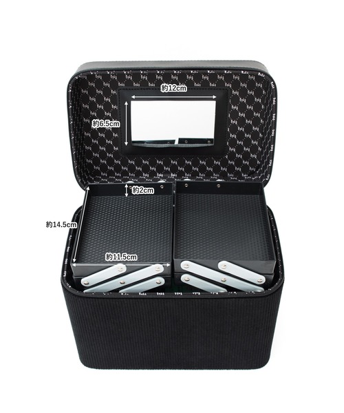 VitaFelice（ヴィータフェリーチェ） 収納 コーデュロイメイクボックス