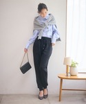 パンツ 「ぬく盛り」 裏起毛ジョガーパンツ レ...の詳細画像2