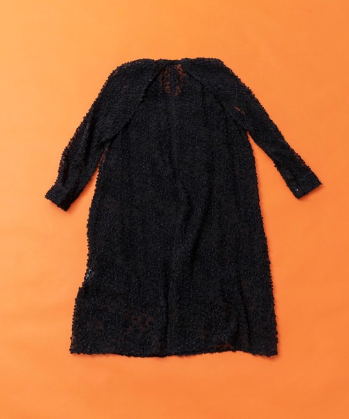 MAISON SPECIAL ワンピース ドットジャガードワンピース【MAISON
