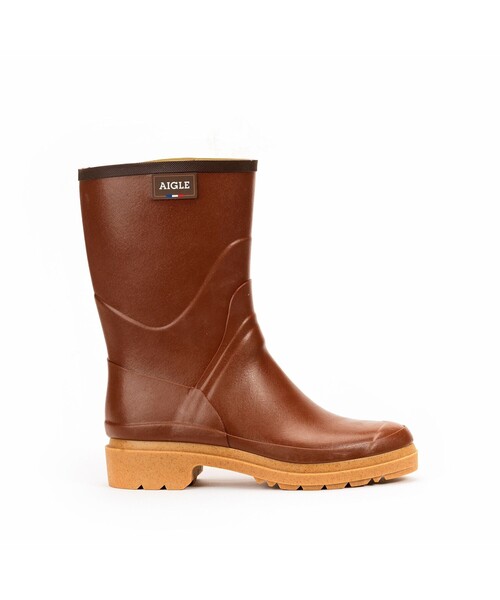 【タグ付き美品】AIGLEエーグル　レインブーツ ビゾン　44 27cm タグ付き美品】AIGLEエーグル レインブーツ ビゾン 44 27cm