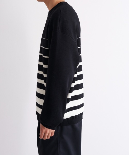 Men's Hoodie with multi-layered logo print | Black | Diesel