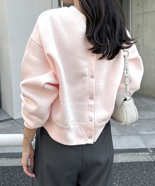 andme（アンドミー） トレーナー スウェット 「新色追加」裏起毛2way