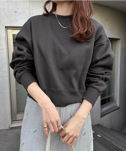 andme（アンドミー） トレーナー スウェット 「新色追加」裏起毛2way