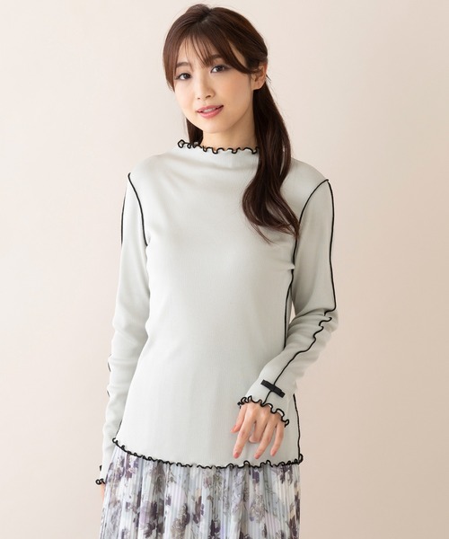 Rose Tiara（ローズティアラ） tシャツ 配色メローカットソー