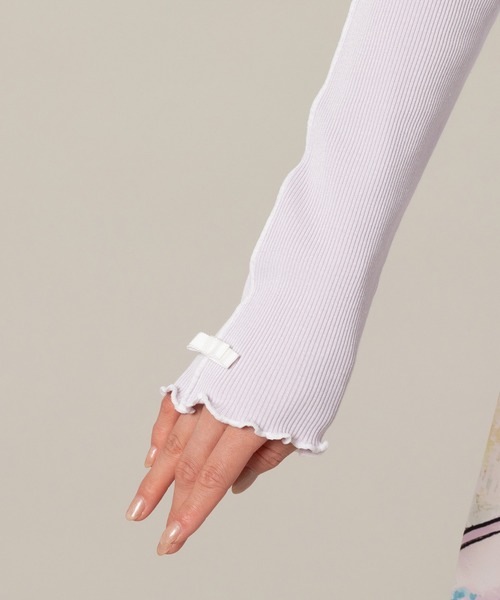 Rose Tiara（ローズティアラ） tシャツ 配色メローカットソー