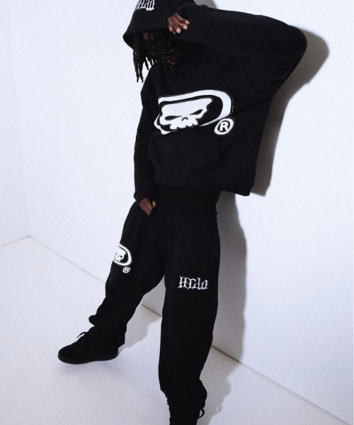 パーカー ストリートファッション HEAVEN CAN WAIT ヘヴンキャンウェイト Rhinestone Puff Print Skull Hoo ストリートファッション HEAVEN CAN WAIT ヘヴンキャンウェイト Rhinestone Puff Print Skull mind the XU Chikashitsu+，ネバーマインド エックスユー