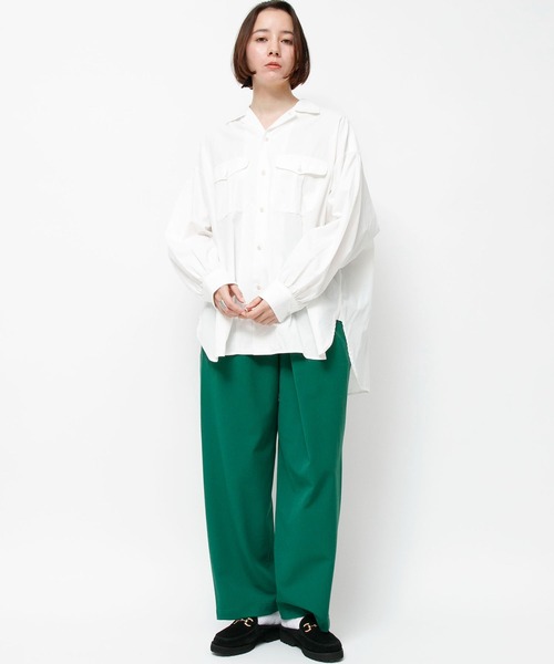 ブラウス シャツ ミリタリーチャンキーシャツ レディース Johnbull ブラウス シャツ ミリタリーチャンキーシャツ