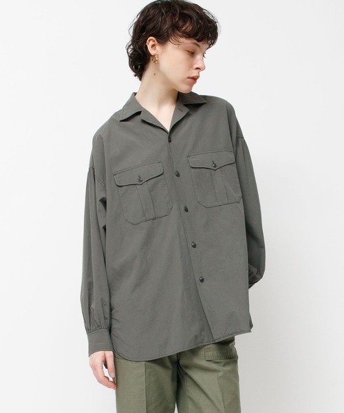 ブラウス シャツ ミリタリーチャンキーシャツ レディース Johnbull ブラウス シャツ ミリタリーチャンキーシャツ
