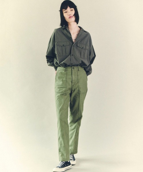 ブラウス シャツ ミリタリーチャンキーシャツ レディース Johnbull ブラウス シャツ ミリタリーチャンキーシャツ