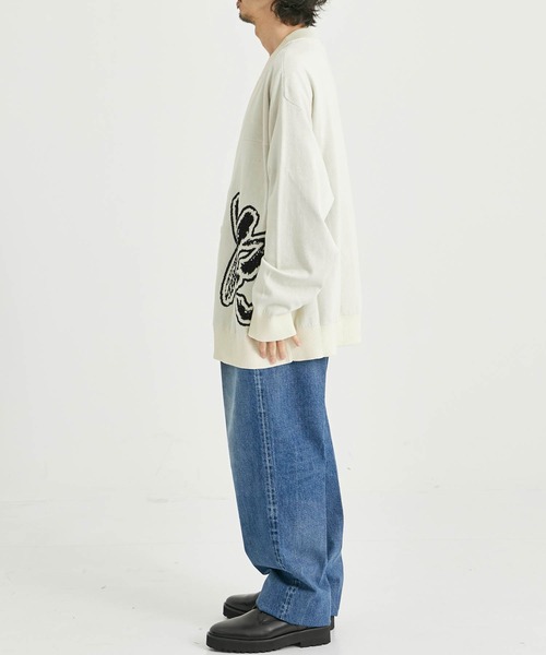 カーディガン 【Y-3/ワイスリー】LOGO KNIT CARDIGAN/ロゴニット