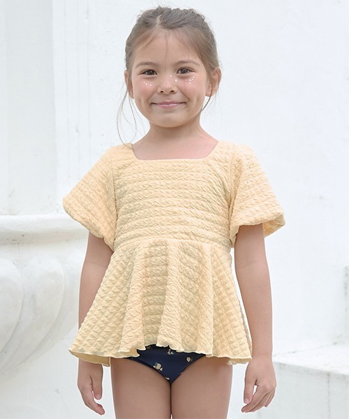 水着 「SWIM」ペプラムフレアセパレート キッズ 子供 女の子