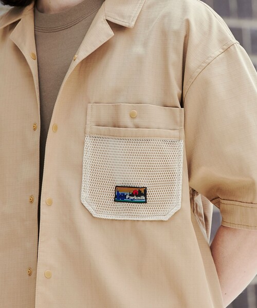 coen シャツ 「Parknik」オープンカラーシャツ メンズ