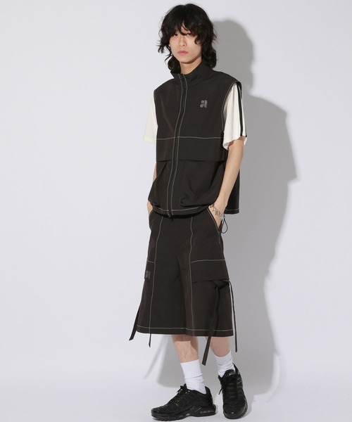 ベスト ジレ 「UNISEX」スケーターベスト レディース メンズ Anui ベスト ジレ 「UNISEX」スケーターベスト レディース