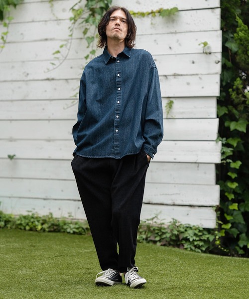 デニムシャツ クリエーターズ デニム LS ワークシャツ – VISSLA JAPAN 公式