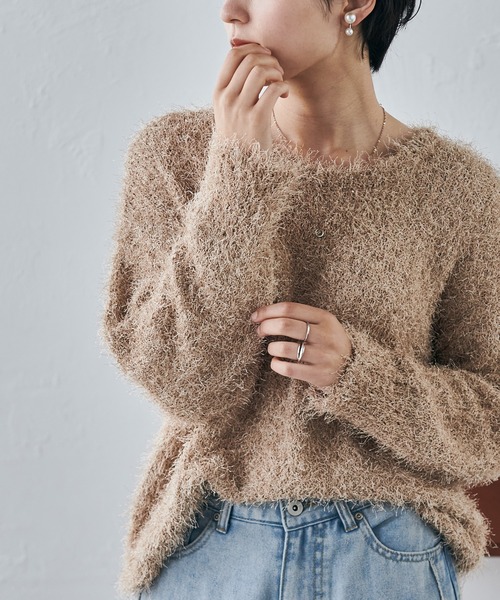 RANAN（ラナン） ニット セーター ラメシャギーニット レディース