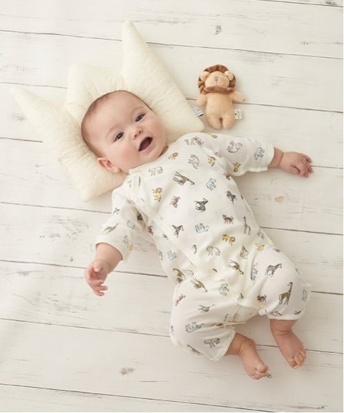 petit main ベビー服 ロンパース 「オーガニック」2WAYオール2P