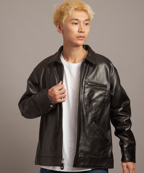 革ジャン ライダース SCHOTT-LEATHER TRACKER JKT-２ メンズ レディースの画像