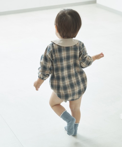 pairmanon（ペアマノン） ベビー服 「ベビー」チェック ストライプ