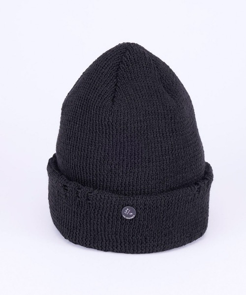 ニットキャップ・ビーニー Fallett Damage ball cap charcoal FA2403CA02CH C-PLUS HEAD WEARS ニット帽 ニットキャップ Cuff knit cap / AC