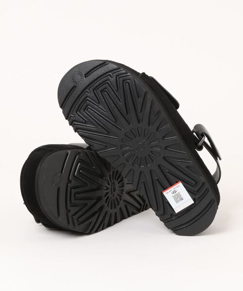 UGG Australia 「UGG」 フラットサンダル 9 ブラック レディース
