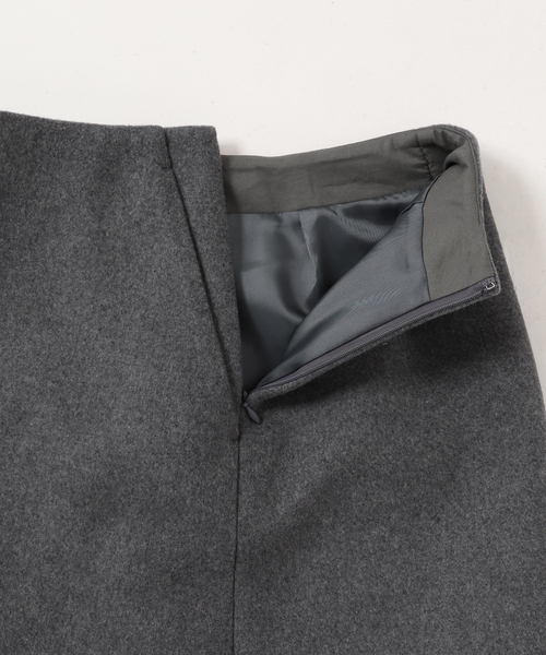 Spick＆Span スカート 「追加」メルトンAラインミニスカート