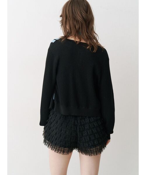 jouetie パンツ レースティアードフリルショートパンツ 夏服