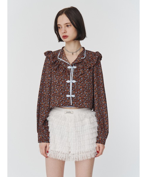 jouetie（ジュエティ） パンツ レースティアードフリルショートパンツ