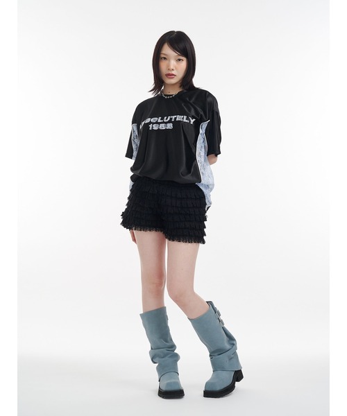 jouetie（ジュエティ） パンツ レースティアードフリルショートパンツ