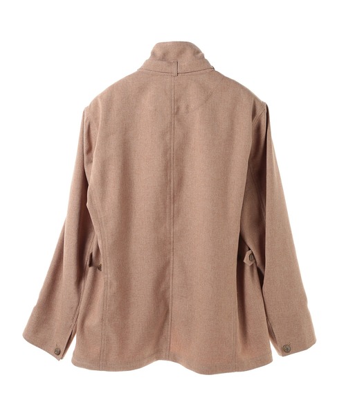 men's bigi リネン 麻 ジップアップ ブルゾン MEN'S BIGI（メンズビギ） ブルゾン アウター リネンツイード調